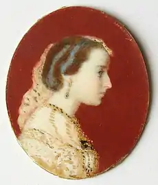 Izabella Działyńska par Teofil Kwiatkowski.