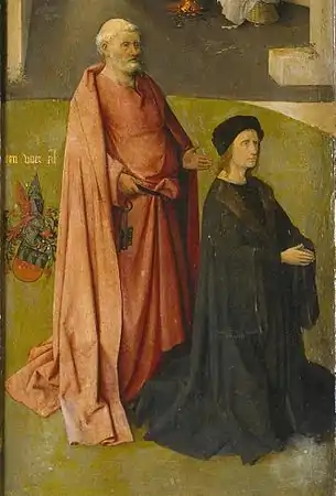 Donateur et saint Pierre (Madrid).