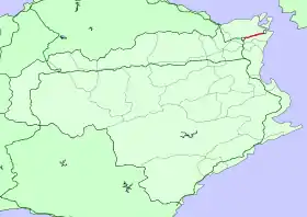 Voir la carte de la ligne.