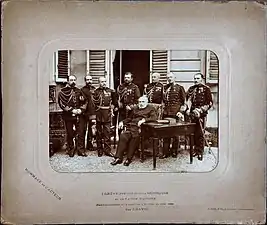 Jules Grévy, président de la République, au palais de l'Élysée (1886).