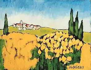 Les Genêts (1999). (27 × 35 cm)