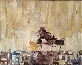 l'Orchestre  (1958). (36 × 52 cm)