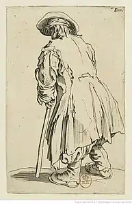 no 17 : Le vieux mendiant à une seule béquille