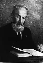 Photographie en noir et blanc de Jakob Sprenger en 1949