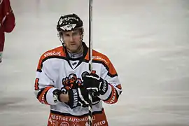 Jan Plch lors de la 1/2 finale retour Grenoble-Épinal à la Patinoire Polesud.