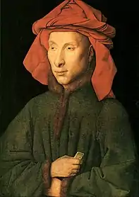 Jan van Eyck : Portrait de Giovanni Arnolfini.