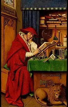 Jan van Eyck, Saint Jérôme dans son étude, 1442