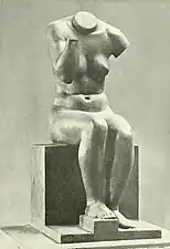 Torse de femme, bronze, localisation inconnue.