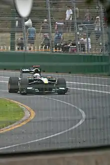 Photo de la Lotus T127 de Trulli à Melbourne