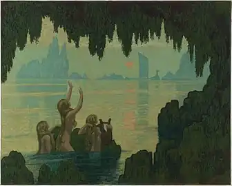 Chants sur l'eau, vers 1912, Paris, Petit Palais.