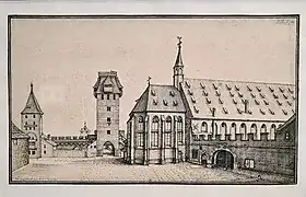 Gravure de Jean-Jacques Arhardt (1665).