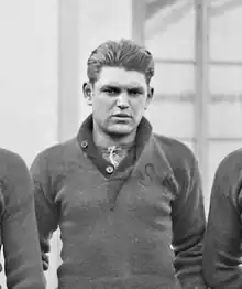 Photo portrait du sélectionneur de l'équipe de France Jean Duhau.