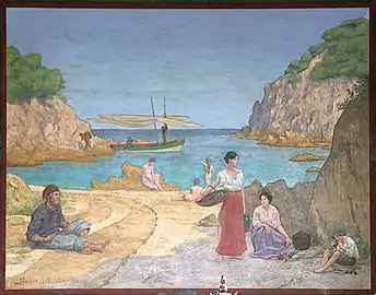 La Calanque, 1900, muséum d'histoire naturelle de Marseille.