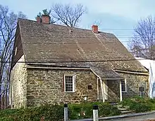 Maison de Jean Hasbrouck (1721) sur l'Huguenot Street à New Paltz.