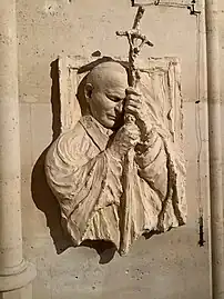Relief de saint Jean-Paul II par Jean-Marc de Pas.