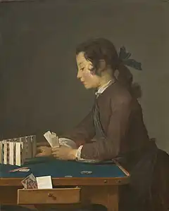 Le Château de cartes, National Gallery of Art, Washington.