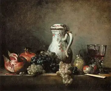 Raisins et Grenades, 1763 – Musée du Louvre, Paris.