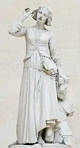 Jeanne d'Arc écoutant ses voix (1852), Paris, musée du Louvre.