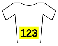 dossard jaune