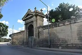 Entrée du cimetière Juif de Marsa