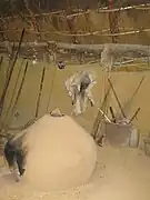 Four dans la maison néolithique