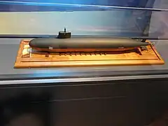 Maquette du sous-marin USS Jimmy Carter.