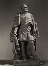 Sculpture en Terre cuite  de Johan Ludvig Runeberg, 1852.