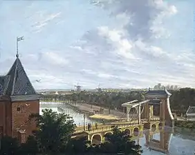 La Porte de Leyde à Amsterdam (1813)