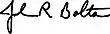 Signature de John Bolton