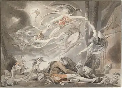 Le Rêve du berger, 1786, Vienne, Albertina.
