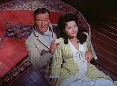 John Wayne et Yvonne De Carlo