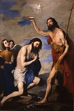 José de Ribera, Le Baptême du Christ (1643).