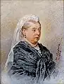 Queen Victoria, 1893, aquarelle