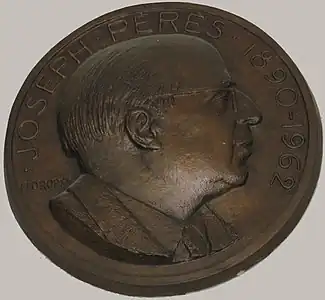 Joseph Pérès 1890-1962, Marseille, université de Provence Aix-Marseille I, amphithéâtre Pèrès.