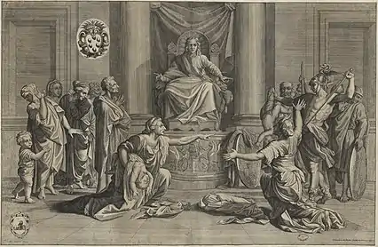 Gravure par Jean Dughet, entre 1653 et 1670.