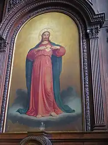 Le Christ montrant son cœur aux fidèles (1867), Paris, église Saint-Nicolas-des-Champs, chapelle du Sacré-Cœur.