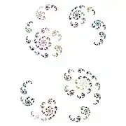 Poussière de Cantor (polynôme quadratique).