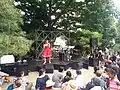 Juliette Jemm lors de la fête de la musique de Tokyo en 2017.