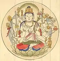 Guanyin, Japon du XIIe siècle