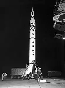 Photographie du Jupiter-C RS-27.