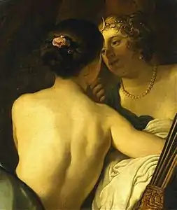Diane et Callisto par Gerrit van Honthorst, XVIIe