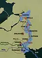 Carte de la Ligne d'eau d'IJssel