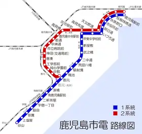 Image illustrative de l’article Tramway de Kagoshima