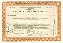 illustration de Kaiser Motors