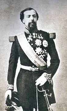 Charles Honoré Grimaldi dit « Charles III de Monaco » (1818-1889), prince de Monaco.