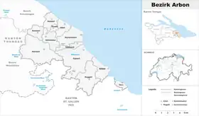 Localisation de District d'Arbon