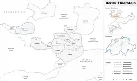 Localisation de District de Thierstein