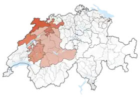 Localisation de Espace Mittelland