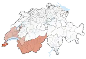 Localisation de Région lémanique