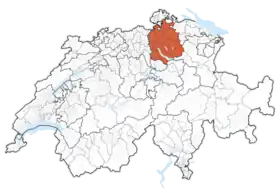 Localisation de Zurich